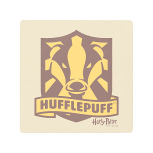 HARRY POTTER™   Summer Magic HUFFLEPUFF™ Crest Metal Print