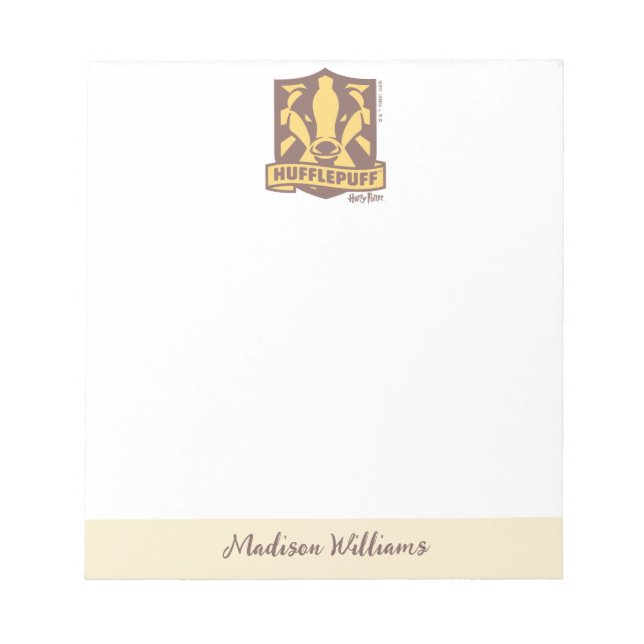 HARRY POTTER™ | Summer Magic HUFFLEPUFF™ Crest Notepad (Front)