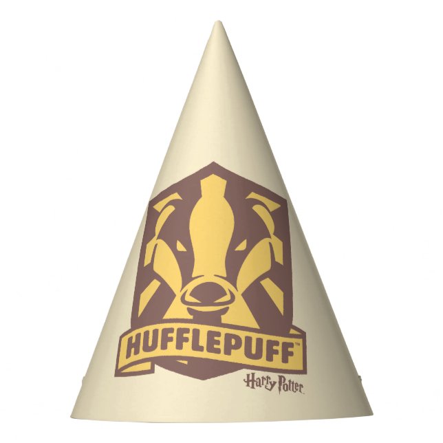 HARRY POTTER™ | Summer Magic HUFFLEPUFF™ Crest Party Hat (Front)