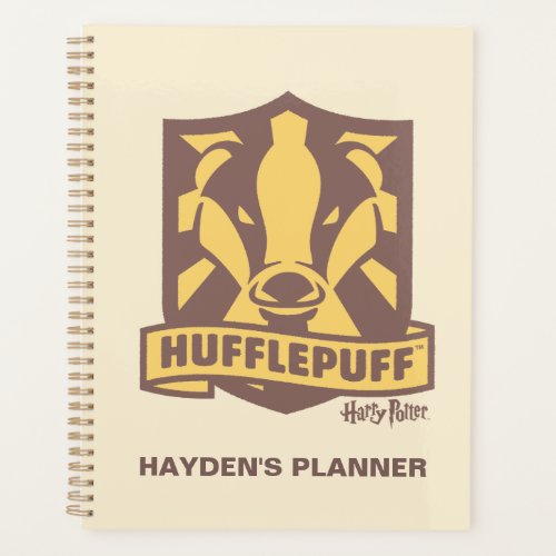 HARRY POTTER  Summer Magic HUFFLEPUFF Crest Planner