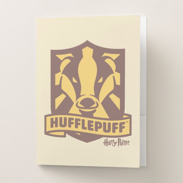 HARRY POTTER™ | Summer Magic HUFFLEPUFF™ Crest Pocket Folder (Front)