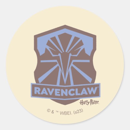 HARRY POTTER  Summer Magic RAVENCLAW Crest Classic Round Sticker