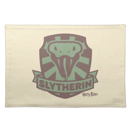 HARRY POTTER  Summer Magic SLYTHERIN Crest Cloth Placemat