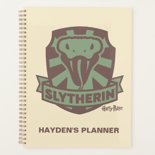 HARRY POTTER  Summer Magic SLYTHERIN Crest Planner