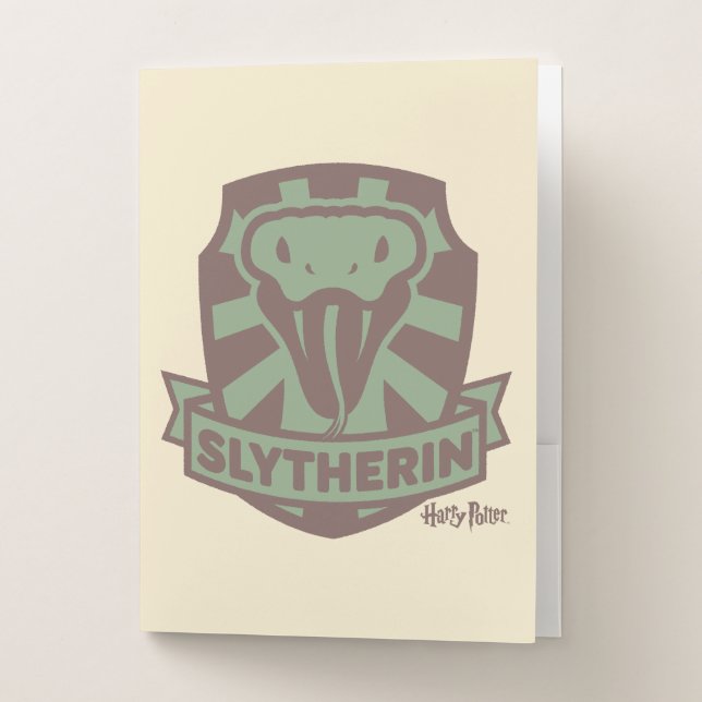 HARRY POTTER™ | Summer Magic SLYTHERIN™ Crest Pocket Folder (Front)