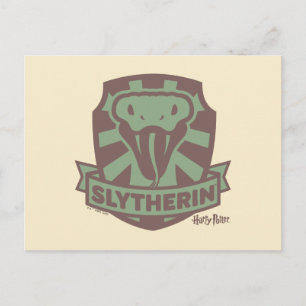 HARRY POTTER™   Summer Magic SLYTHERIN™ Crest Postcard