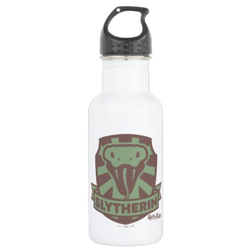 HARRY POTTER  Summer Magic SLYTHERIN Crest Stainless Steel Water Bottle