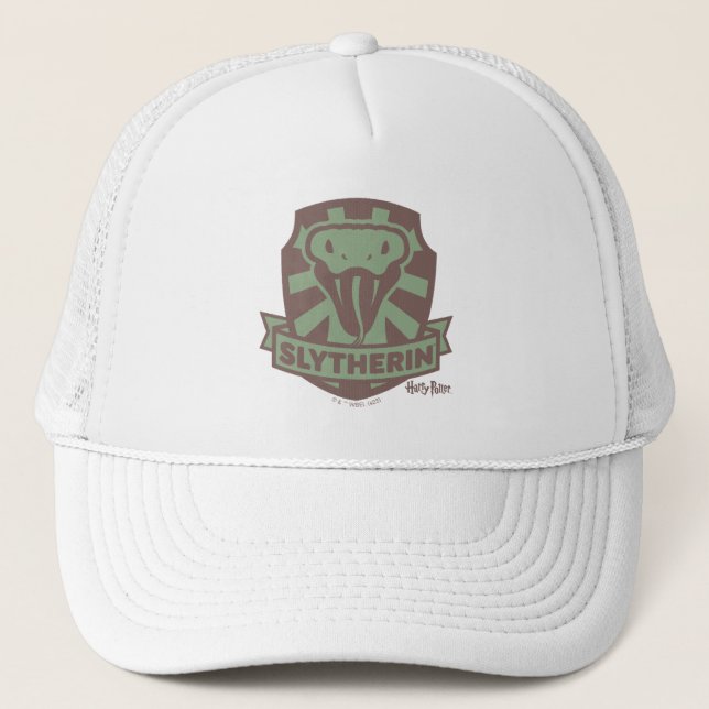 HARRY POTTER™ | Summer Magic SLYTHERIN™ Crest Trucker Hat (Front)