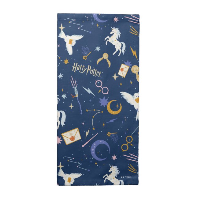 HARRY POTTER™ Summer Solstice Icon Pattern Cloth Napkin (Half Fold)