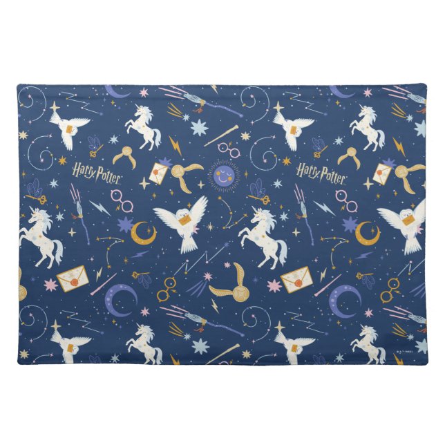 HARRY POTTER™ Summer Solstice Icon Pattern Cloth Placemat (Front)