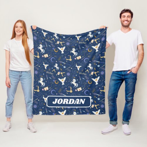 HARRY POTTER™ Summer Solstice Icon Pattern Fleece Blanket