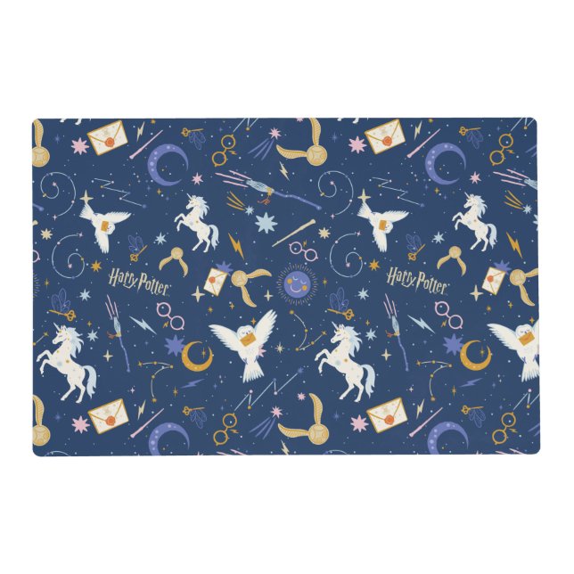 HARRY POTTER™ Summer Solstice Icon Pattern Placemat (Front)