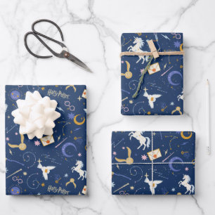 HARRY POTTER™ Summer Solstice Icon Pattern Wrapping Paper Sheets