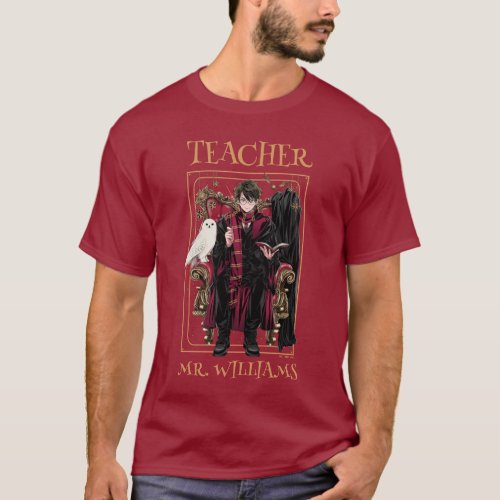 HARRY POTTER Teacher  Anime HARRY POTTER Seated T_Shirt