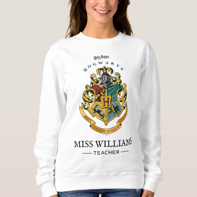 Harry Potter Teacher | Hogwarts Crest - Full Color Sweatshirt (Front)