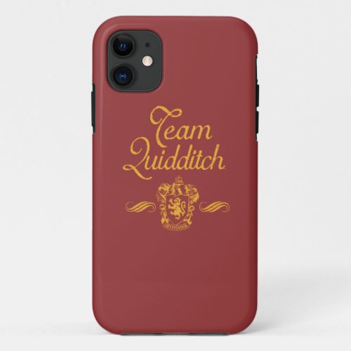 Harry Potter  Team QUIDDITCH iPhone 11 Case