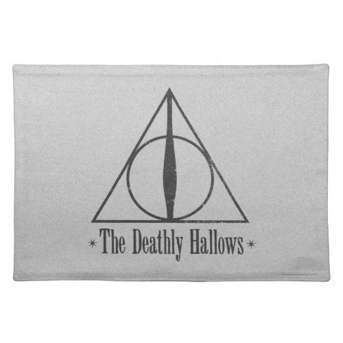 Harry Potter  The Deathly Hallows Emblem Cloth Placemat