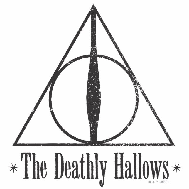 Harry Potter | The Deathly Hallows Emblem Cutout (Front)
