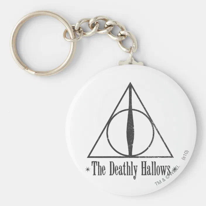 Harry Potter Key Ring "deadly hallows" key chain 