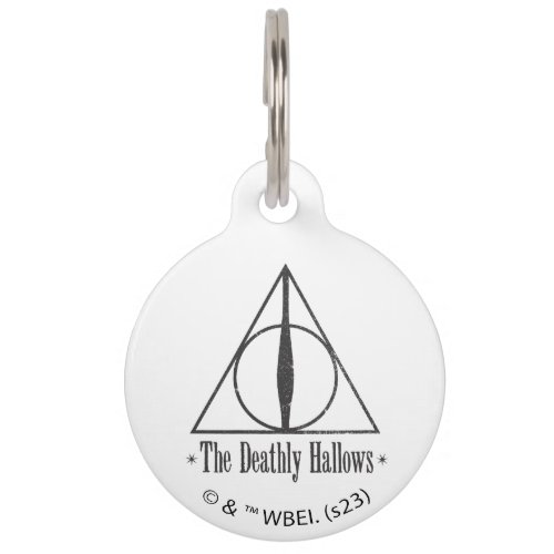 Harry Potter  The Deathly Hallows Emblem Pet ID Tag