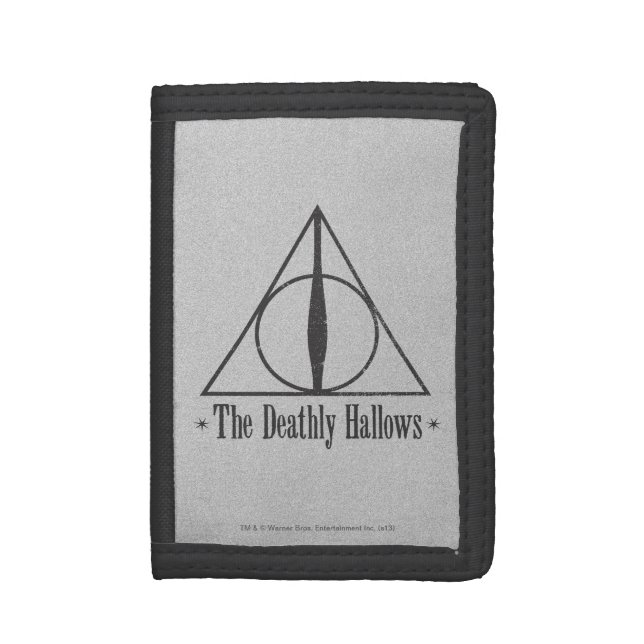 Harry Potter | The Deathly Hallows Emblem Tri-fold Wallet (Front Vertical)