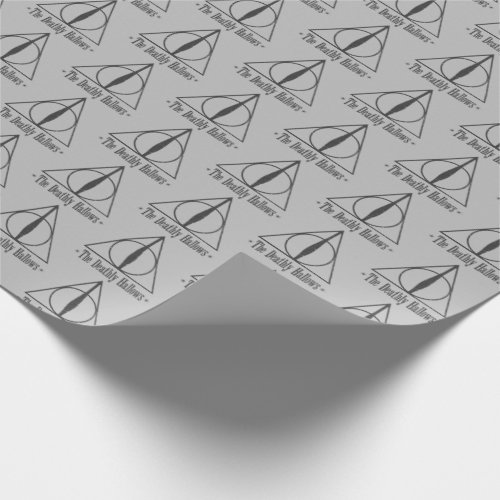 Harry Potter  The Deathly Hallows Emblem Wrapping Paper