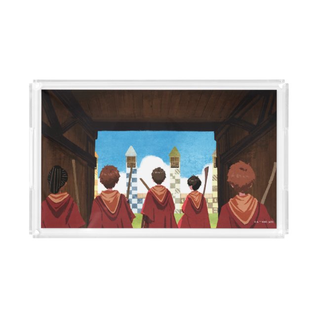 HARRY POTTER™ & the GRYFFINDOR™ QUIDDITCH™ Team Acrylic Tray (Front)