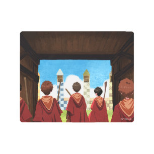 HARRY POTTER™ & the GRYFFINDOR™ QUIDDITCH™ Team Metal Print