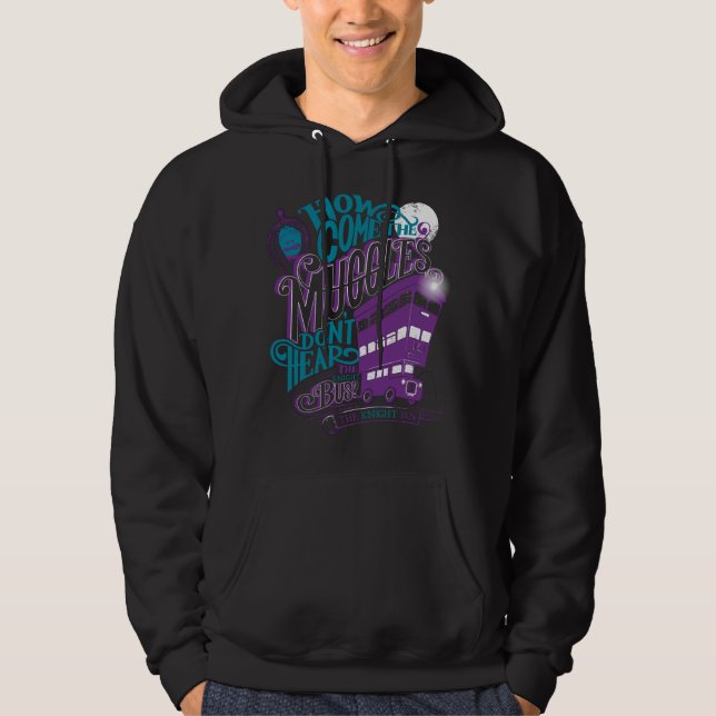 Harry Potter | The Knight Bus Typography Graphic Hoodie (Front)