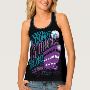 Harry Potter The Knight Bus Typography Graphic Tank Top
