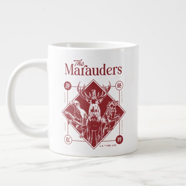HARRY POTTER™ The Marauders Animagus Graphic Giant Coffee Mug (Left)