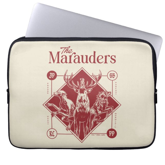 HARRY POTTER™ The Marauders Animagus Graphic Laptop Sleeve (Front)