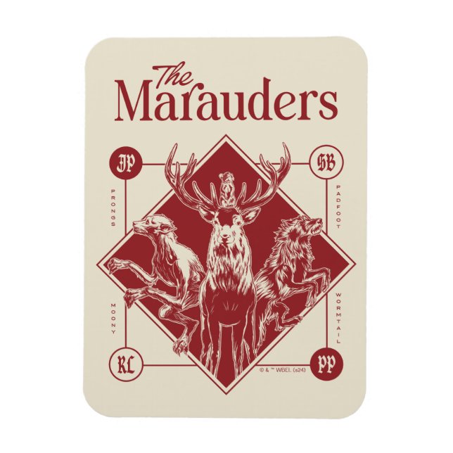 HARRY POTTER™ The Marauders Animagus Graphic Magnet (Vertical)
