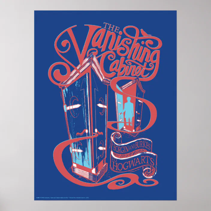 Harry Potter The Vanishing Cabinet Poster Zazzle Com