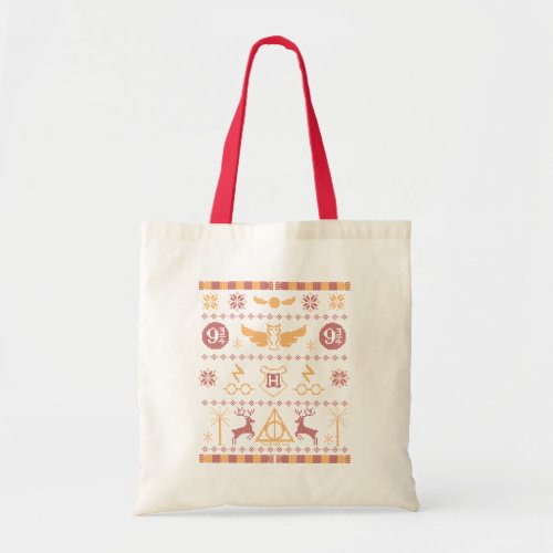 HARRY POTTER Themed Cross_Stitch Pattern Tote Bag