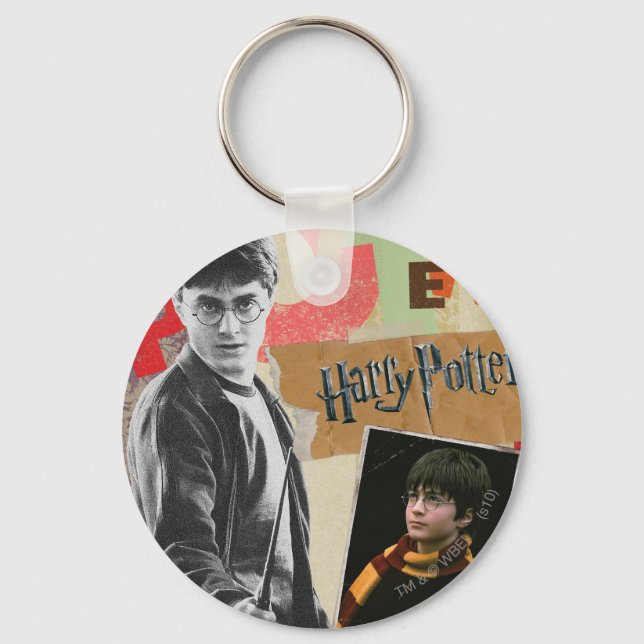 Harry Potter Then and Now Keychain (Front)