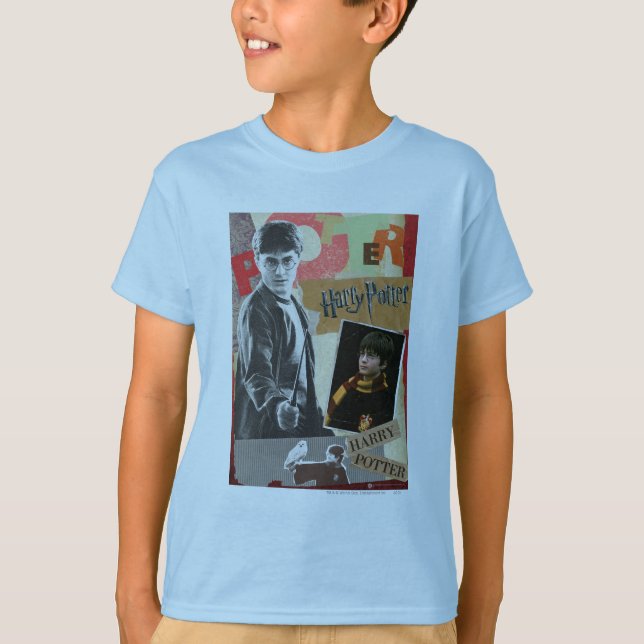 Harry Potter Then and Now T-Shirt (Front)