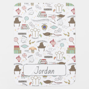 HARRY POTTER™ Tiny Magic Pattern Baby Blanket