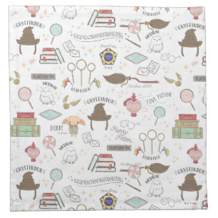 HARRY POTTER™ Tiny Magic Pattern Cloth Napkin