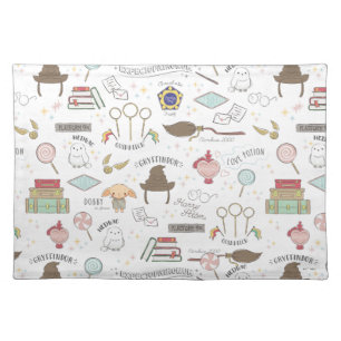 HARRY POTTER™ Tiny Magic Pattern Cloth Placemat