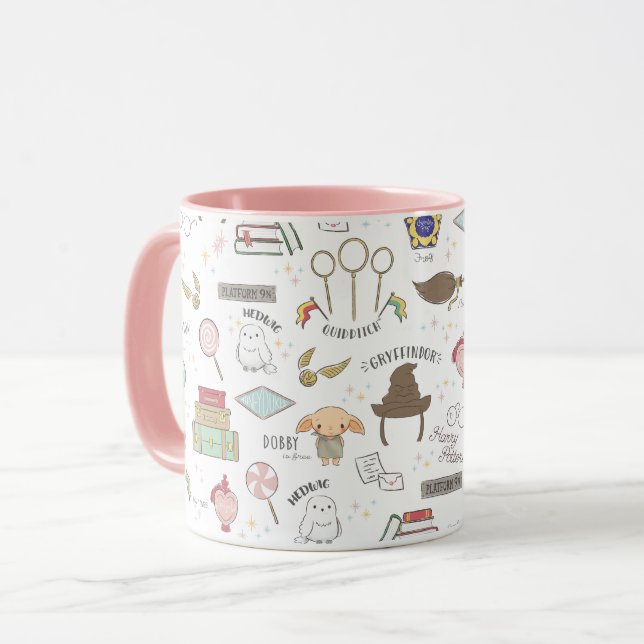 HARRY POTTER™ Tiny Magic Pattern Mug (Front Left)
