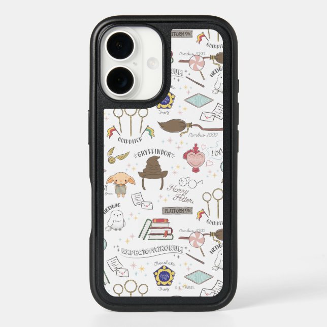 HARRY POTTER™ Tiny Magic Pattern Otterbox iPhone Case (Back)