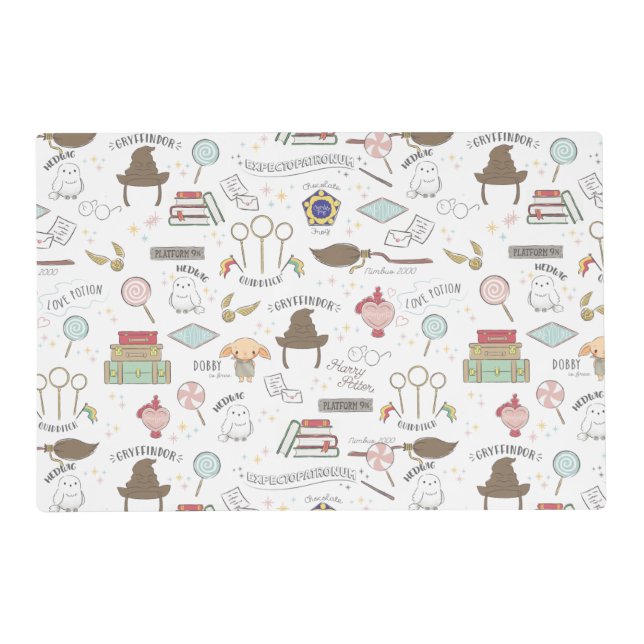 HARRY POTTER™ Tiny Magic Pattern Placemat (Front)