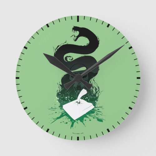 Harry Potter  Tom Riddles Diary Graphic Round Clock