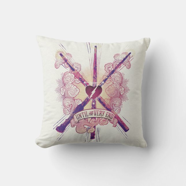 Harry Potter | Until The Very End Throw Pillow (Front)