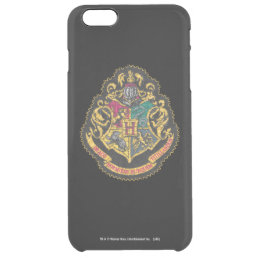 Harry Potter | Vintage Hogwarts Crest Clear iPhone 6 Plus Case
