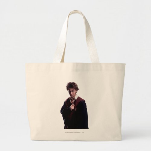 Harry Potter Wand Raised Large Tote Bag