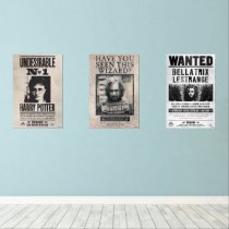 HARRY POTTER™ Wanted Wall Art Sets