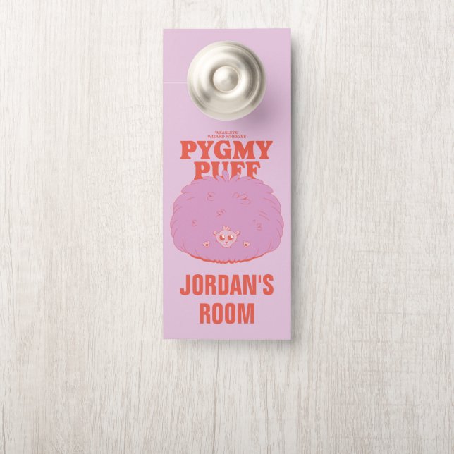 HARRY POTTER™ | Weasley's Wizard Pygmy Puff Door Hanger (On Knob)