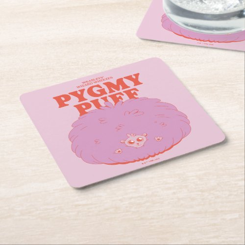 HARRY POTTER  Weasleys Wizard Pygmy Puff Square Paper Coaster